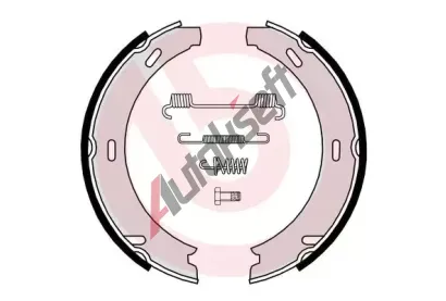 BREMBO Sada brzdovch elist - parkovac brzda BRE S50507, S 50 507