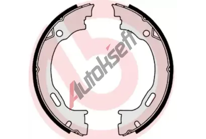 BREMBO Sada brzdovch elist - parkovac brzda BRE S50516, S 50 516