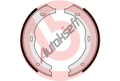 BREMBO Sada brzdovch elist parkovac brzdy BRE S50524, S 50 524