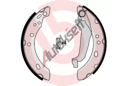BREMBO Sada brzdovch elist BRE S56507, S 56 507
