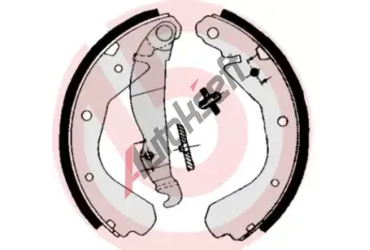 BREMBO Sada brzdovch elist BRE S59508, S 59 508