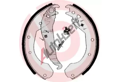 BREMBO Sada brzdovch elist BRE S59510, S 59 510