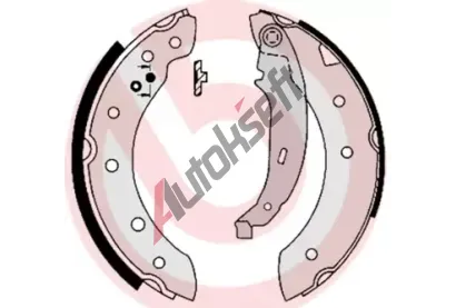 BREMBO Sada brzdovch elist BRE S61520, S 61 520