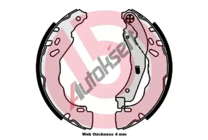 BREMBO Sada brzdovch elist BRE S61544, S 61 544