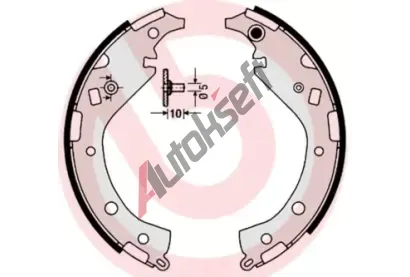 BREMBO Sada brzdovch elist BRE S83549, S 83 549