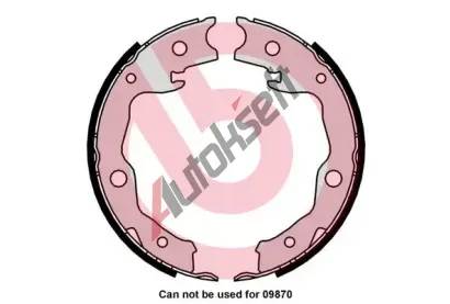 BREMBO Sada brzdovch elist parkovac brzdy BRE S 83 568, BRE S83568