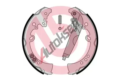 BREMBO Sada brzdovch elist BRE S 83 570, BRE S83570