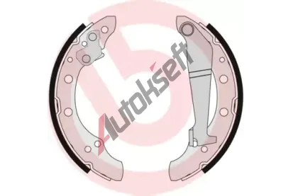 BREMBO Sada brzdovch elist BRE S85508, S 85 508