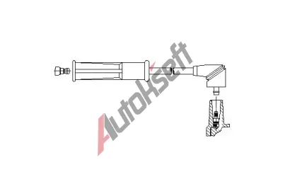 BREMI Zapalovací kabel BRI 6A29/27, 6A29/27 BREMI Zapalovací kabel BRI 6A29/27, 6A29/27