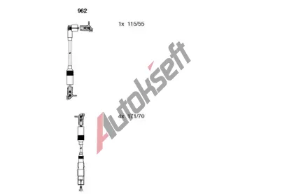 BREMI Sada kabel pro zapalovn BRI 962, 962
