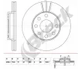 Brzdov kotou BRECK ‐ BRK BR 306 VA100