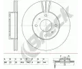 Brzdov kotou BRECK ‐ BRK BR 329 VA100