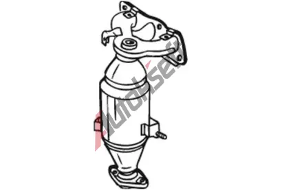 BOSAL Katalyzátor BS 090-162, 090-162 BOSAL Katalyzátor BS 090-162, 090-162