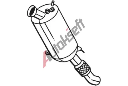 BOSAL Filtr pevných částic BS 095-553, 095-553 BOSAL Filtr pevných částic BS 095-553, 095-553