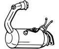 Filtr pevnch stic BOSAL ‐ BS 097-814