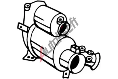 BOSAL Filtr pevných částic BS 097-816, 097-816 BOSAL Filtr pevných částic BS 097-816, 097-816