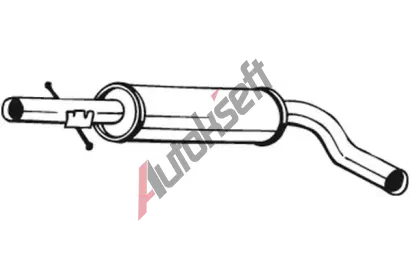 BOSAL Stedn tlumi vfuku BS 105-109, 105-109