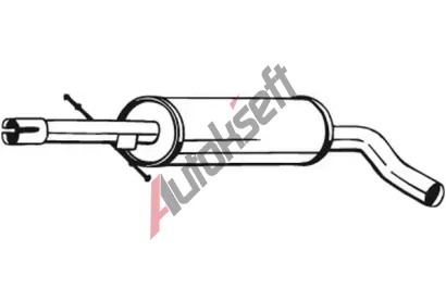 BOSAL Stedn tlumi vfuku BS 105-497, 105-497