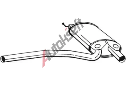 BOSAL Stedn tlumi vfuku BS 105-563, 105-563