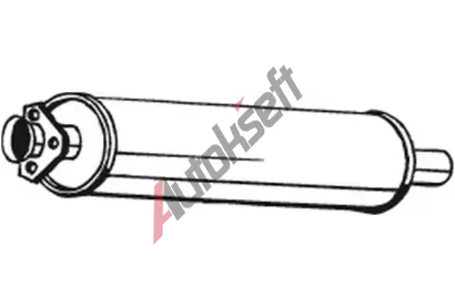BOSAL Přední tlumič výfuku BS 105-901, 105-901  BOSAL Přední tlumič výfuku BS 105-901, 105-901
