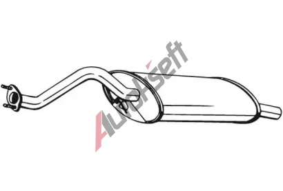 BOSAL Zadní tlumič výfuku BS 115-505, 115-505 BOSAL Zadní tlumič výfuku BS 115-505, 115-505