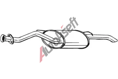 BOSAL Zadn� tlumi� v�fuku BS 115-765, 115-765