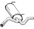 Zadn tlumi vfuku BOSAL ‐ BS 128-021