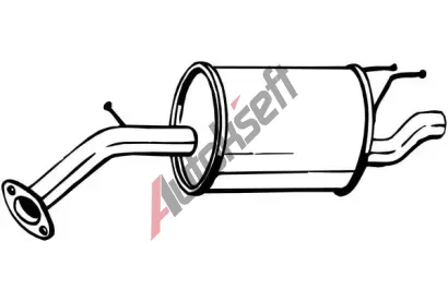 BOSAL Zadn� tlumi� v�fuku BS 128-023, 128-023