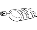 Zadn tlumi vfuku BOSAL ‐ BS 128-027