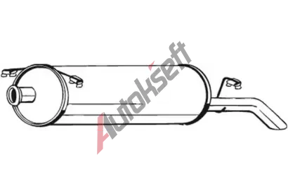 BOSAL Zadní tlumič výfuku BS 135-037, 135-037 BOSAL Zadní tlumič výfuku BS 135-037, 135-037