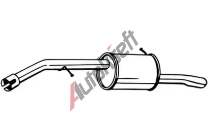 BOSAL Zadn tlumi vfuku BS 135-141, 135-141