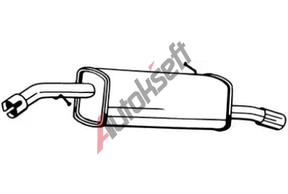 BOSAL Zadn tlumi vfuku BS 135-143, 135-143