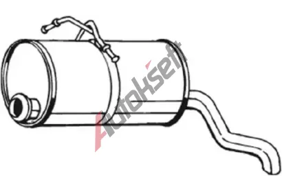 BOSAL Zadn tlumi vfuku BS 135-225, 135-225