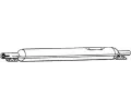 Stedn tlumi vfuku BOSAL ‐ BS 135-371