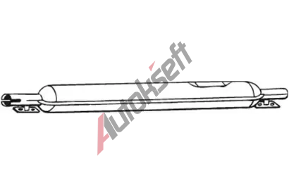 BOSAL Stedn tlumi vfuku BS 135-371, 135-371