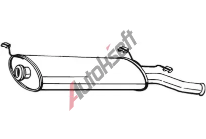 BOSAL Zadn tlumi vfuku BS 135-507, 135-507