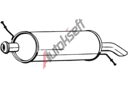 BOSAL Zadn tlumi vfuku BS 135-541, 135-541