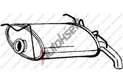 BOSAL Zadn tlumi vfuku BS 135-615, 135-615