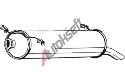 BOSAL Zadn� tlumi� v�fuku BS 135-657, 135-657