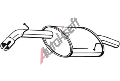 BOSAL Zadn tlumi vfuku BS 141-193, 141-193