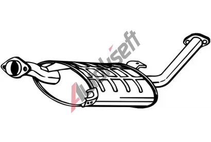 BOSAL Stedn tlumi vfuku BS 145-001, 145-001