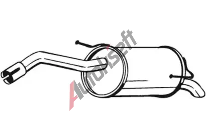BOSAL Zadn tlumi vfuku BS 145-125, 145-125