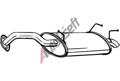 BOSAL Zadn� tlumi� v�fuku BS 145-181, 145-181