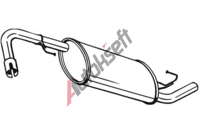 BOSAL Stedn tlumi vfuku BS 145-231, 145-231