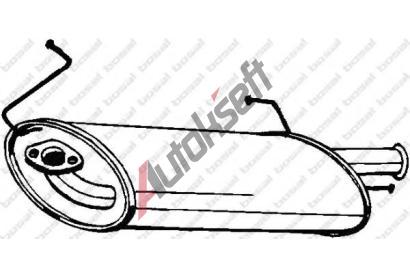 BOSAL Zadní tlumič výfuku BS 145-237, 145-237 BOSAL Zadní tlumič výfuku BS 145-237, 145-237