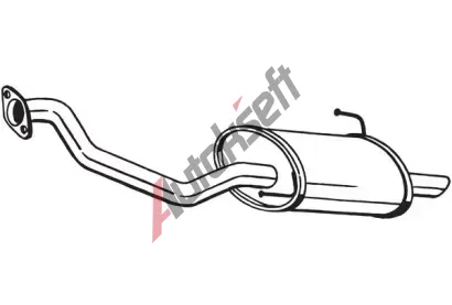 BOSAL Zadn� tlumi� v�fuku BS 145-327, 145-327