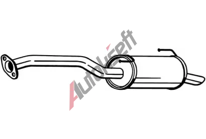 BOSAL Zadní tlumič výfuku BS 145-337, 145-337 BOSAL Zadní tlumič výfuku BS 145-337, 145-337