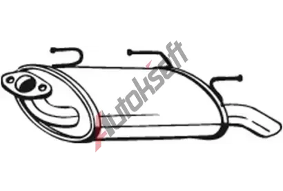 BOSAL Zadn tlumi vfuku BS 145-609, 145-609