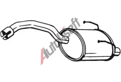 BOSAL Zadn tlumi vfuku BS 148-355, 148-355