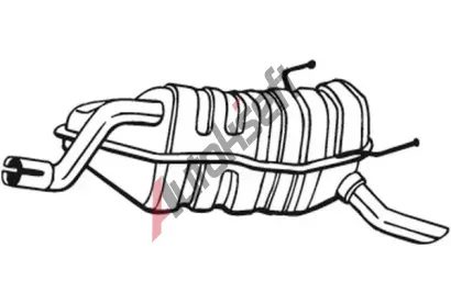 BOSAL Zadn� tlumi� v�fuku BS 148-359, 148-359